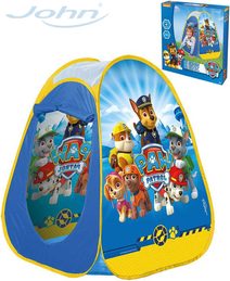Stan dětský Pop Up Tlapková patrola 75x75x90cm žlutomodrý