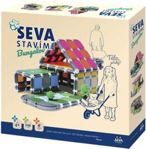 SEVA Stavíme - Bungalov plastová STAVEBNICE 458 dílků