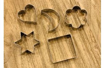 Sada vykrajovaček - klasické tvary 5 ks