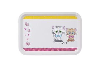 Servírovací dětský tác KOUCOUŘI 30,5x21 cm