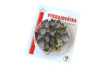 Sada klasických malých vykrajovaček - 12 ks