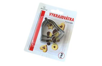 Sada vykrajovaček Zvonečky - 3 ks