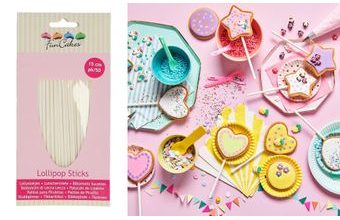 Tyčky (špejle) na cake pops a lízátka 50 ks - Lollypop Sticks - 15 cm