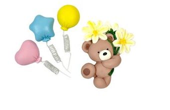 Narozeninový čokoládový medvídek sada