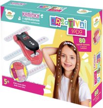 Kamínky třpytivé nalepovací 80ks kreativní set s aplikátorem