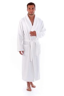 Bavlněný bílý župan Athena s Límcem - 21 16 0100