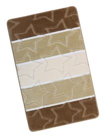 Koupelnová předloka AVANGARD 60x100 cm béžové hvězdy