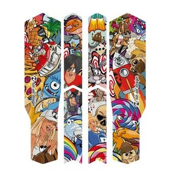 RIESEL TAPE 3000 fólie pod řetěz, Stickerbomb Eyecatcher