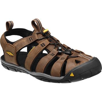 KEEN Clearwater CNX Leather M, dark earth/black