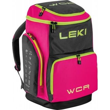 LEKI Skiboot Bag WCR / 85L , neonpink-black-neonyellow