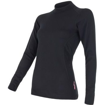 SENSOR DOUBLE FACE dámské triko dl.rukáv, černá