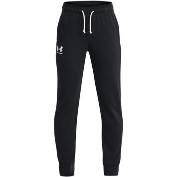 UNDER ARMOUR Rival Terry Jogger black/white