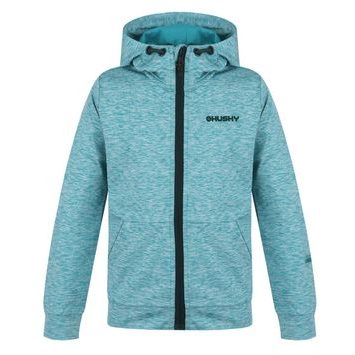 HUSKY Dětská mikina s kapucí Alony K fd. turquoise