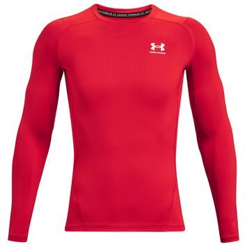 UNDER ARMOUR UA HG Armour Comp LS Red