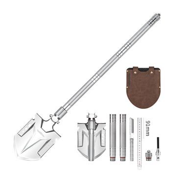 NATUREHIKE NH20GJ002-08 skládací multifunkční campingový rýč lopatka 1200g