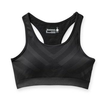 SMARTWOOL W SEAMLESS RACERBACK BRA black