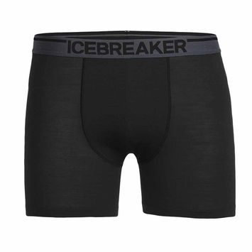 ICEBREAKER M Anatomica Boxers, BLACK