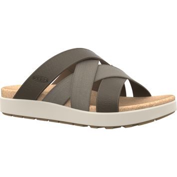KEEN ELLE MIXED SLIDE WOMEN, birch/star white