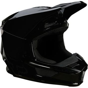 FOX V1 Plaic Helmet, Ece Black