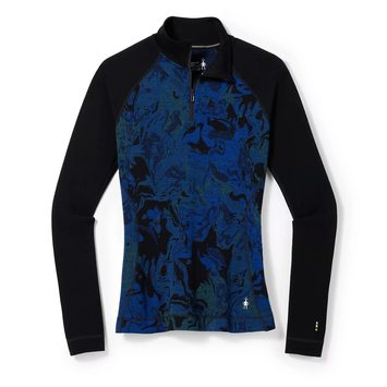 SMARTWOOL W CLASSIC THERMAL MERINO BL PTTRN 1/4 ZB blueberry hill marble