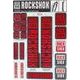 ROCK SHOX DECAL KIT 35MM OXY RED