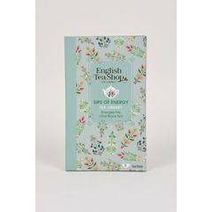 ENGLISH TEA SHOP Knížka čajů "Sips of Energy" 8 ks