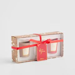 HOME & YOU sójové vonné svíčky v dárkové krabičce, 2 kusy, "Holiday cookies"