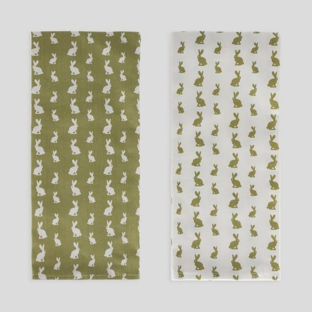 HOME & YOU SADA UTĚREK 2 KS 45 X 70 CM - TM. ZELENÁ