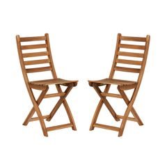LODGE összecsukható szék 2 db, natúr