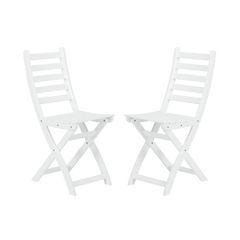 LODGE összecsukható szék 2 db, fehér