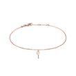 KEY BRACELET IN ROSE GOLD - ROSE GOLD BRACELETS - BRACELETS