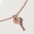 KEY BRACELET IN ROSE GOLD - ROSE GOLD BRACELETS - BRACELETS