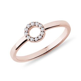 ROSE GOLD DIAMOND RING - DIAMOND RINGS - RINGS