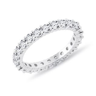 BRILLIANT ETERNITY RING IN WHITE GOLD - WOMEN'S WEDDING RINGS - WEDDING RINGS