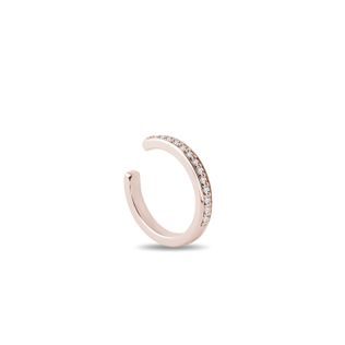 DIAMOND SINGLE CUFF EARRING IN ROSE GOLD - EAR CUFFS - EARRINGS