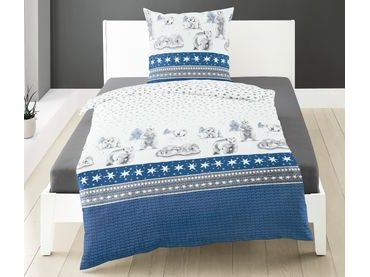 Bierbaum povlečení flanelové 3722 Bears 140x200/70x90 cm