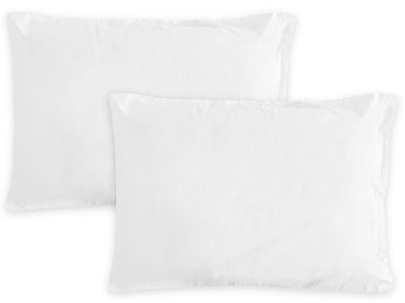 Povlak na polštář italské výroby 100% bavlna - 2 ks bílá