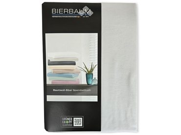 Bierbaum flanelové prostěradlo White