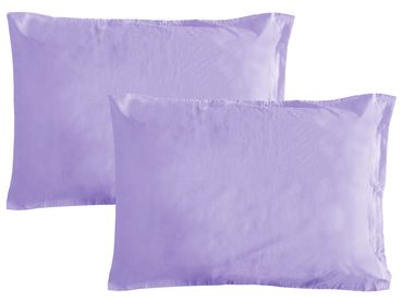 Povlak na polštář italské výroby 100% bavlna - 2 ks fialová