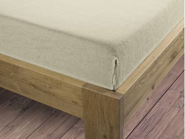 Bierbaum flanelové prostěradlo Natur - béžová