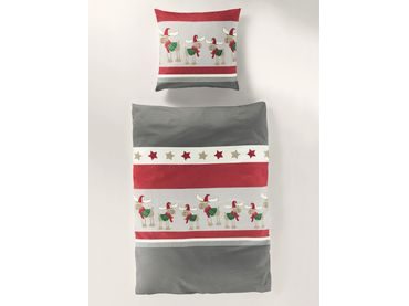 Bierbaum povlečení flanelové 3429 Moose 140x200/70x90 cm