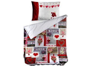 3D italské povlečení 100% bavlna Canella pomeranč & hřebíček