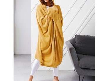 TODAY pléd / televizní deka 165x115 cm Ocre