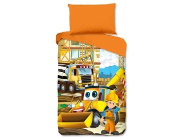 Povlečení Good Morning 100% bavlna Building 140x200/70x90 cm