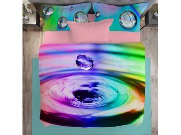 3D italské povlečení 100% bavlna Canella pomeranč & hřebíček