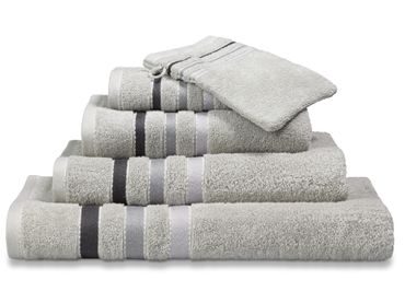 Vandyck Ručník Prestige Lines Steelgrey