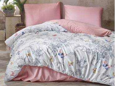 Cottonbox povlečení 100% bavlněné renforcé Cathi salmon