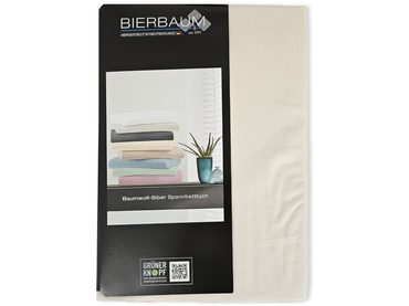 Bierbaum flanelové prostěradlo White