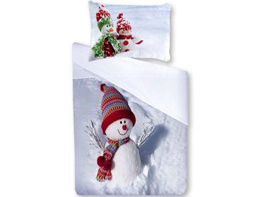 3D italské povlečení 100% bavlna Canella pomeranč & hřebíček