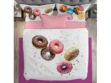 3D italské povlečení 100% bavlna Canella pomeranč & hřebíček